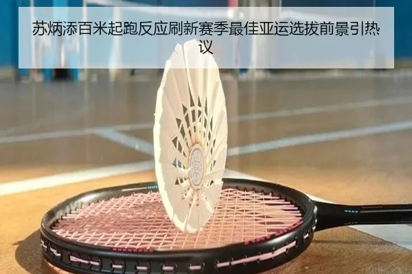 苏炳添百米起跑反应刷新赛季最佳亚运选拔前景引热议（Morgan Sport）